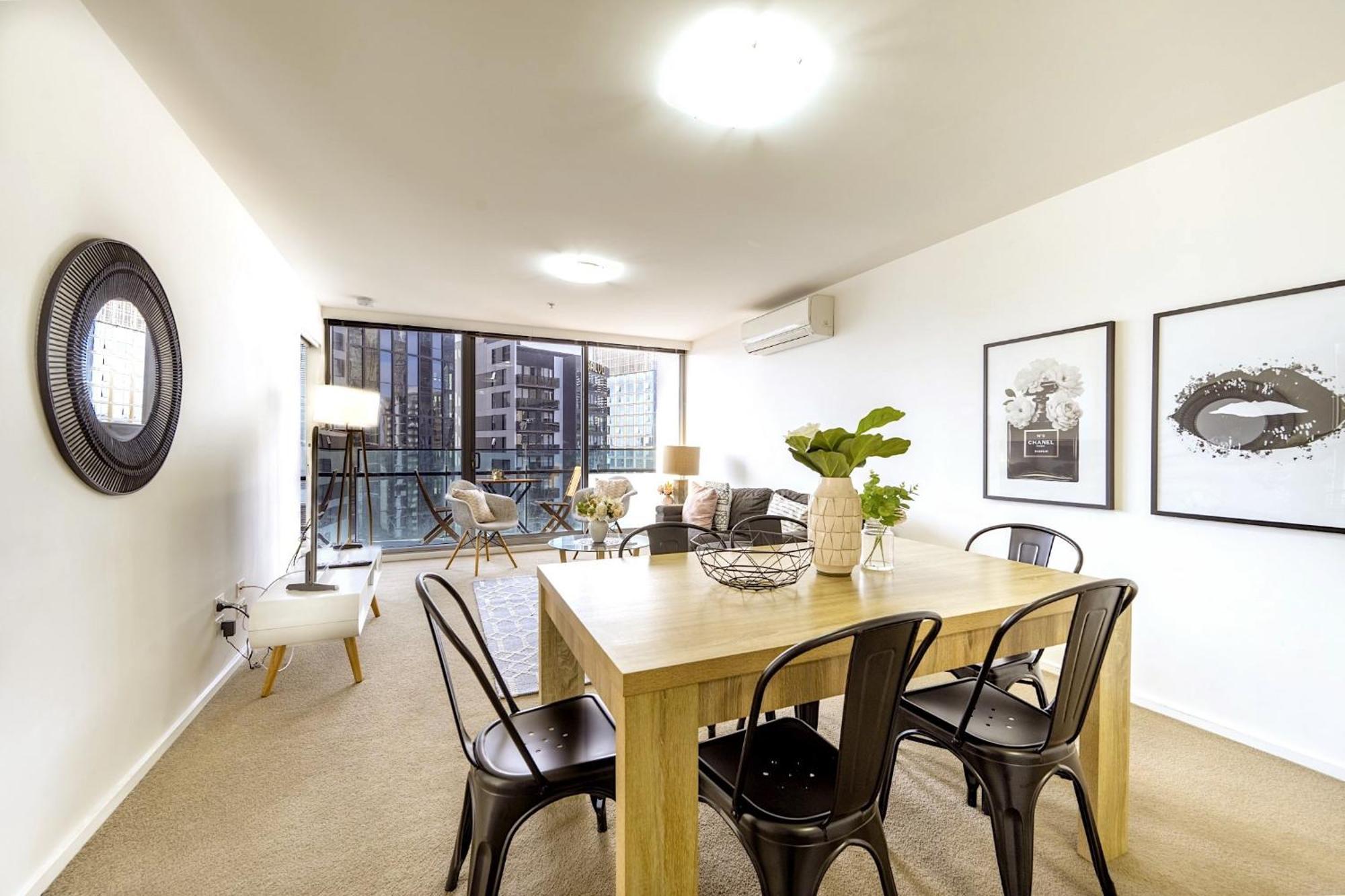 Mega Style Apartments Mainpoint เมลเบิร์น ห้อง รูปภาพ