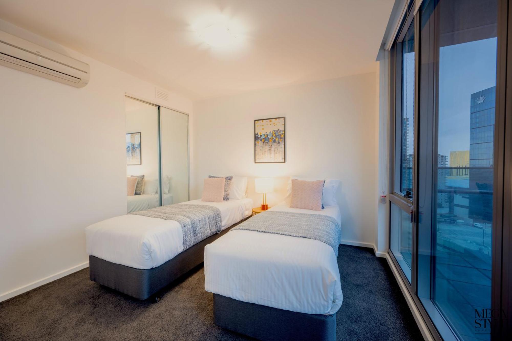 Mega Style Apartments Mainpoint เมลเบิร์น ห้อง รูปภาพ