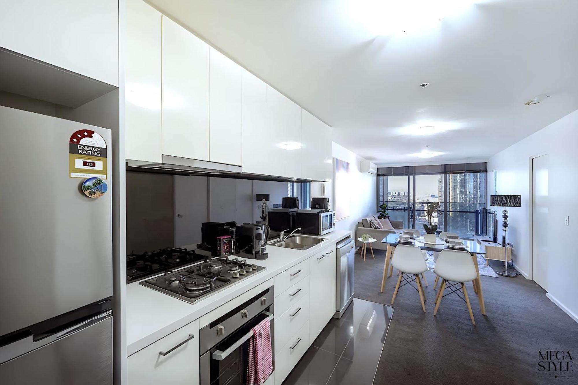 Mega Style Apartments Mainpoint เมลเบิร์น ห้อง รูปภาพ